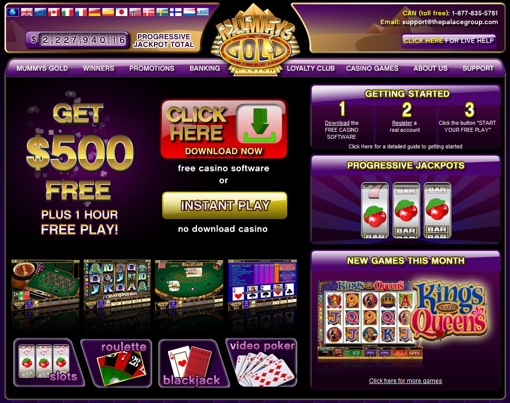 Mummy's Gold Casino