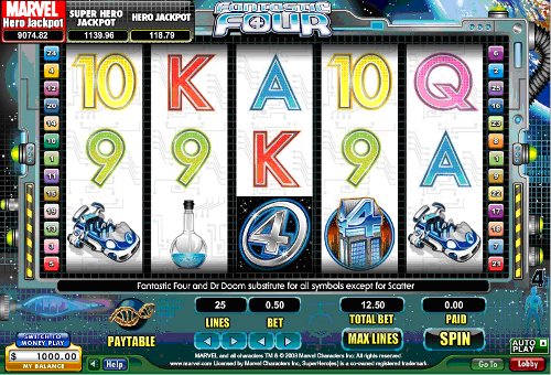 Fantastic Four Slot Machine