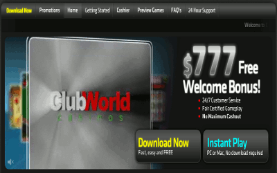 Club World Casino Review