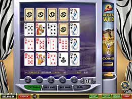 Deuces Wild 4-line Video Poker