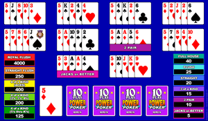 Microgaming Bonus Poker 10-Hands Video Poker