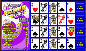 Microgaming Deuces & Joker 4-Hands Video Poker