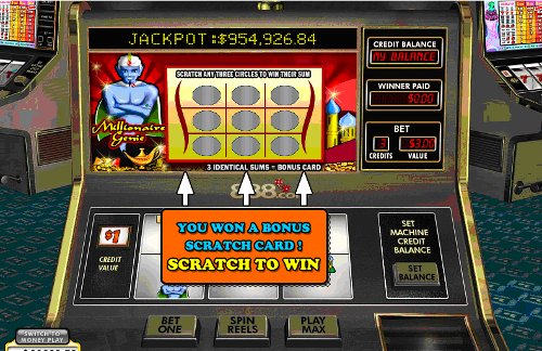 Millionaire Genie Bonus Game