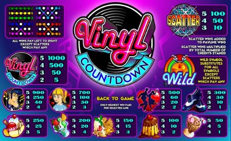 Vinyl Countdown Slot Machine