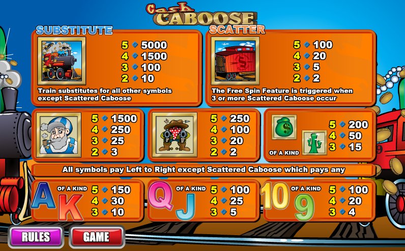 Cash Caboose Slots